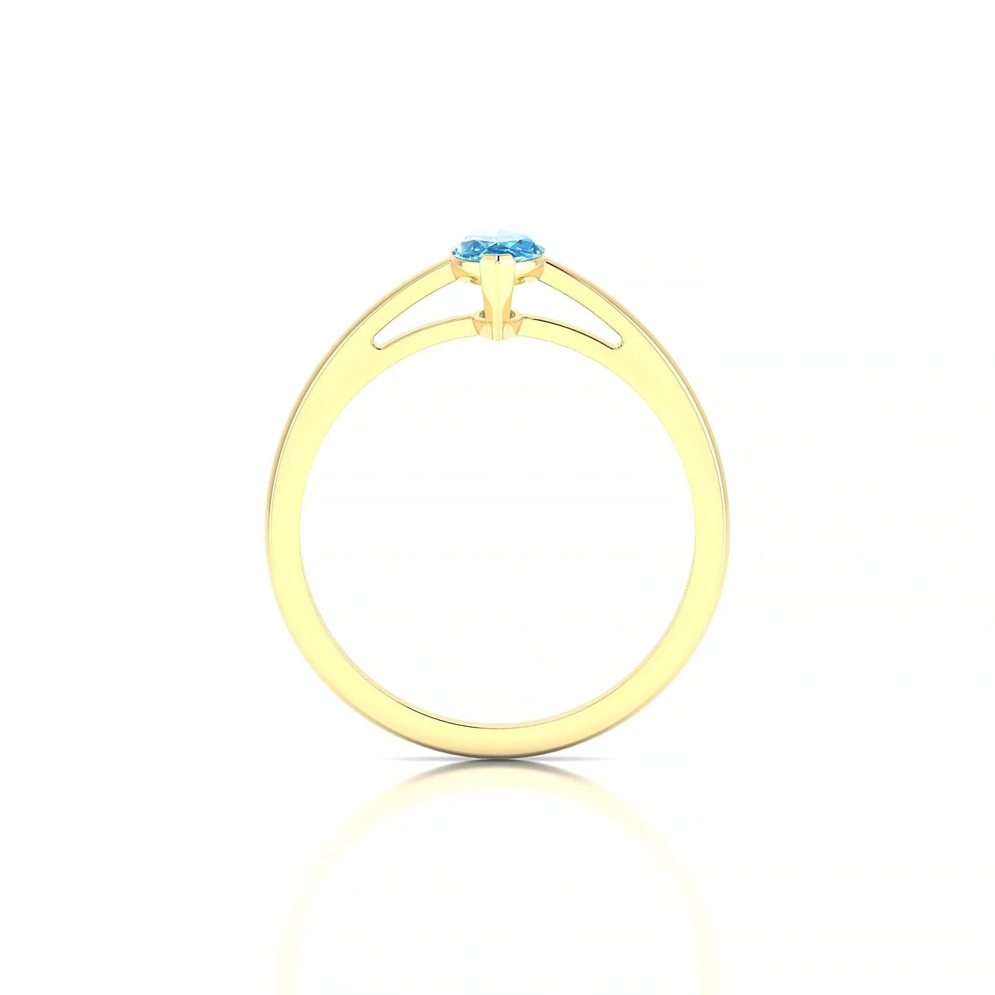 Zenith | 18k Yellow Gold 8 x 4 mm Marquise Topaz Ring