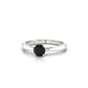 Zenith | Round Black Diamond Ring